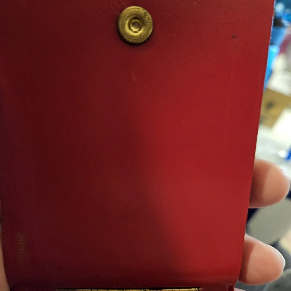 Rare Red Vinatge Amity Billfold - Picture 7 of 12